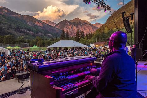 Telluride jazz festival - The Telluride Jazz Festival Patron Experience bundles top-of-the-line amenities offering an elevated festival experience that's unmatched. With an on-stage seated viewing area and catered meals with the artists backstage, Patron pass-holders will be treated to a weekend of world-class music, luxury amenities, decadent food and drinks all ...